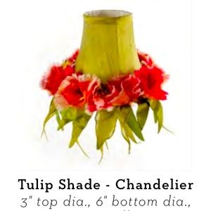Mackenzie Childs chandelier lampshade